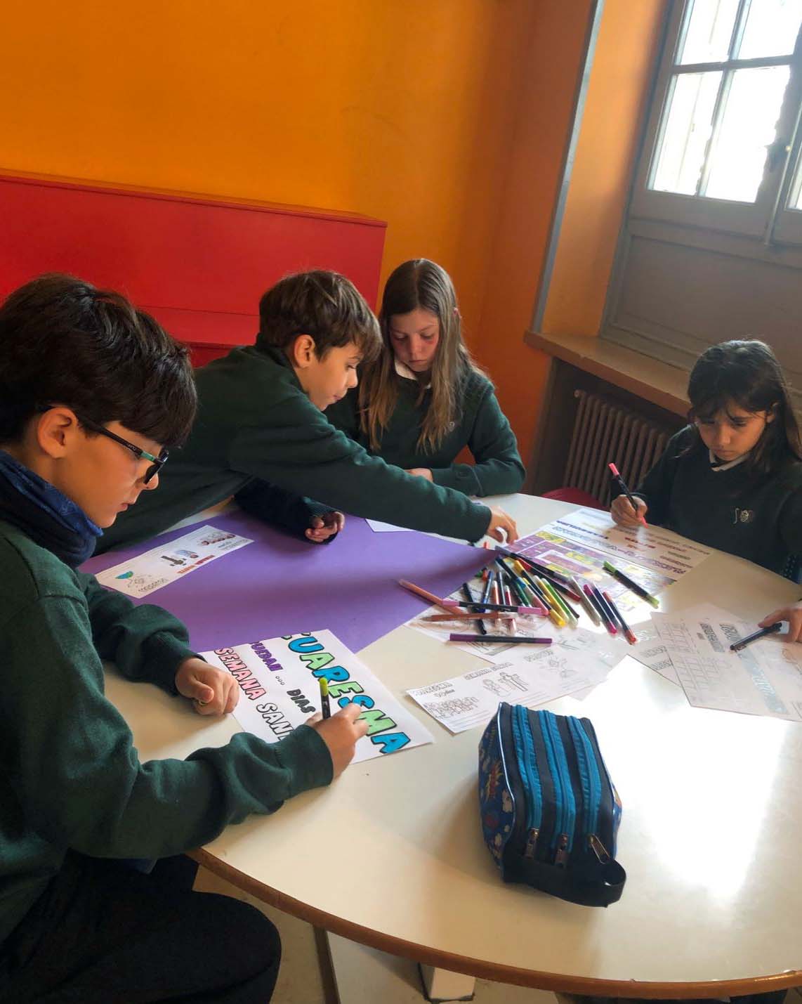 Actividades de Semana Santa en el Aula. Colegio San Gabriel Zuera