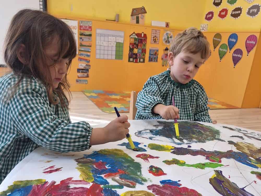 alumnos del colegio san gabriel de la etapa de infantil